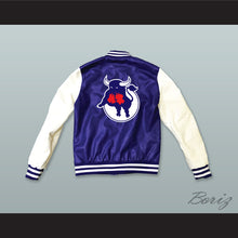 Load image into Gallery viewer, WHA Toronto Toros Blue and White Lab Leather Varsity Letterman Jacket 1