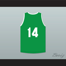 Load image into Gallery viewer, 14 Green Tournament Shoot Out Basketball Jersey Above The Rim