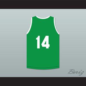 14 Green Tournament Shoot Out Basketball Jersey Above The Rim