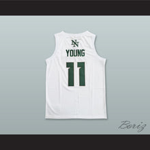 Load image into Gallery viewer, Trae Young 11 Norman North High School Timberwolves White Basketball Jersey