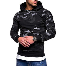 Load image into Gallery viewer, Training Exercise Sweatshirts Military Hooded Running Sweaters Men's Sweater Camouflage Pullovers Gym Fitness Sportswear Men