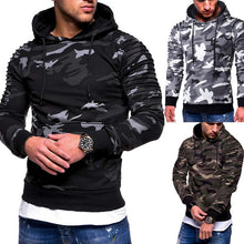 Load image into Gallery viewer, Training Exercise Sweatshirts Military Hooded Running Sweaters Men's Sweater Camouflage Pullovers Gym Fitness Sportswear Men