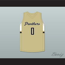 Load image into Gallery viewer, Trevor Keels 0 Paul VI Catholic High School Panthers Old Gold Basketball Jersey 2