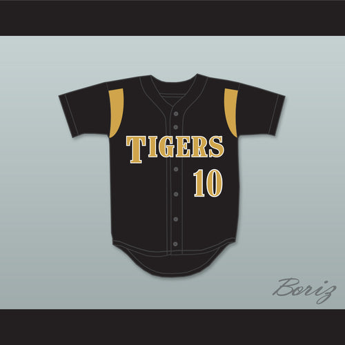 Trevor Story 10 Irving High School Tigers Black Baseball Jersey 2