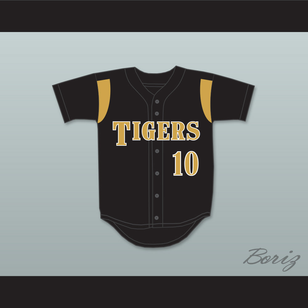 Trevor Story 10 Irving High School Tigers Black Baseball Jersey 2