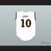 Load image into Gallery viewer, Trevor Story 10 Irving High School Tigers White Baseball Jersey 2