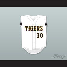 Load image into Gallery viewer, Trevor Story 10 Irving High School Tigers White Baseball Jersey 1