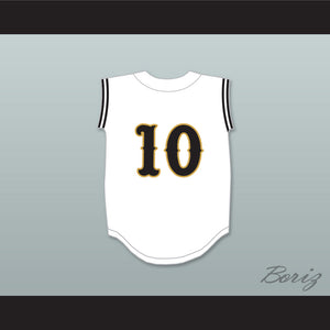 Trevor Story 10 Irving High School Tigers White Baseball Jersey 1