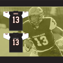 Load image into Gallery viewer, Treylon Burks 13 Warren High School Lumberjacks Black Football Jersey 2