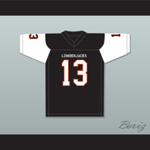 Load image into Gallery viewer, Treylon Burks 13 Warren High School Lumberjacks Black Football Jersey 1