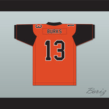 Load image into Gallery viewer, Treylon Burks 13 Warren High School Lumberjacks Orange Football Jersey 2