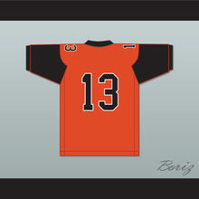 Load image into Gallery viewer, Treylon Burks 13 Warren High School Lumberjacks Orange Football Jersey 1