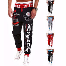 Load image into Gallery viewer, Trousers 2019 Hot Sale Baggy Mens Letter Printing Baggy Harem Cool Long Pants Joggers Wear  Plus Size M-XXXL Drawstring