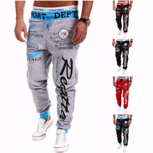 Load image into Gallery viewer, Trousers 2019 Hot Sale Baggy Mens Letter Printing Baggy Harem Cool Long Pants Joggers Wear  Plus Size M-XXXL Drawstring