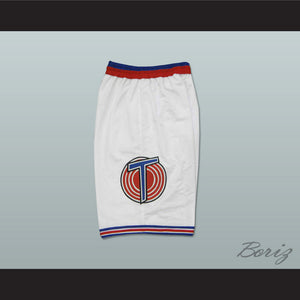 Michael Jordan Space Jam Tune Squad White Basketball Shorts