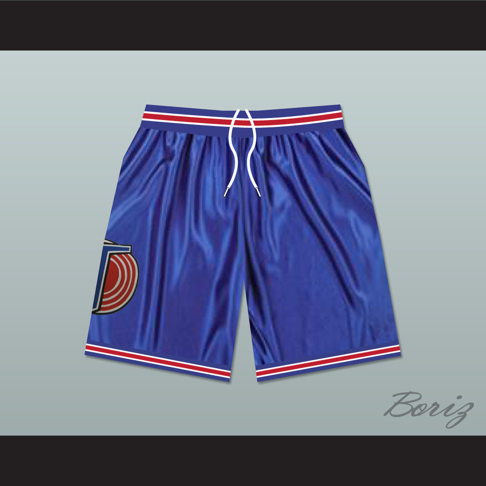 Michael Jordan Space Jam Tune Squad Blue Basketball Shorts