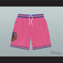 Load image into Gallery viewer, Michael Jordan Space Jam Tune Squad Pink Basketball Shorts