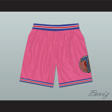 Load image into Gallery viewer, Michael Jordan Space Jam Tune Squad Pink Basketball Shorts