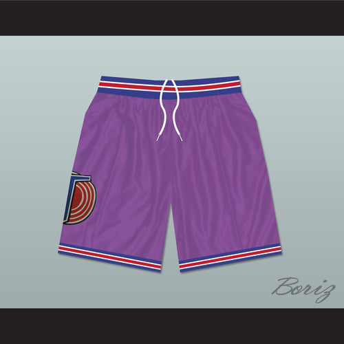 Michael Jordan Space Jam Tune Squad Purple Basketball Shorts