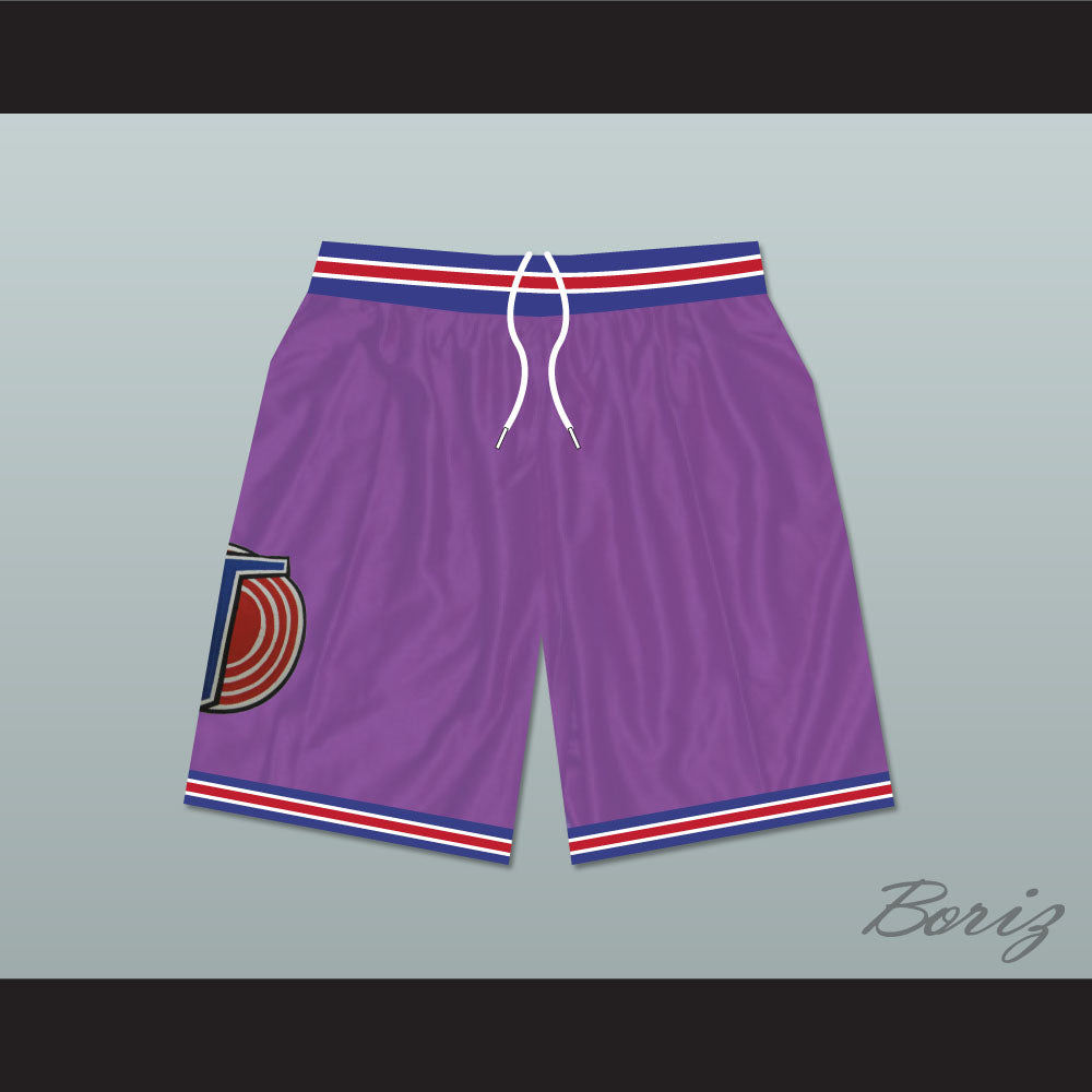 Michael Jordan Space Jam Tune Squad Purple Basketball Shorts