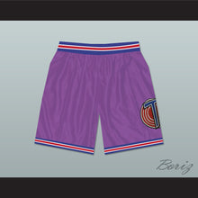 Load image into Gallery viewer, Michael Jordan Space Jam Tune Squad Purple Basketball Shorts