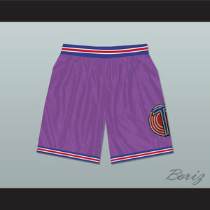 Michael Jordan Space Jam Tune Squad Purple Basketball Shorts
