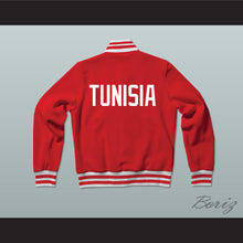 Load image into Gallery viewer, Tunisia Varsity Letterman Jacket-Style Sweatshirt