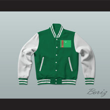 Load image into Gallery viewer, Turkmenistan Varsity Letterman Jacket-Style Sweatshirt