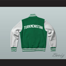 Load image into Gallery viewer, Turkmenistan Varsity Letterman Jacket-Style Sweatshirt