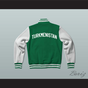Turkmenistan Varsity Letterman Jacket-Style Sweatshirt