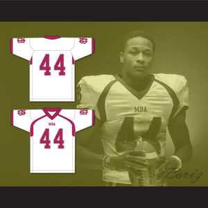Ty Chandler 44 Montgomery Bell Academy Big Reds White Football Jersey 1