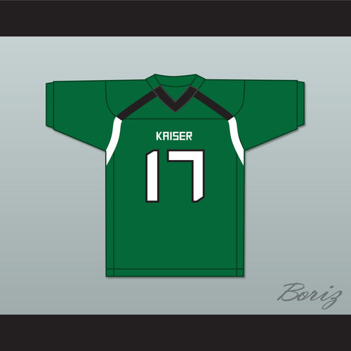 Tyler Allgeier 17 Henry J. Kaiser High School Cats Green Football Jersey 1