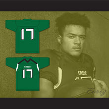 Load image into Gallery viewer, Tyler Allgeier 17 Henry J. Kaiser High School Cats Green Football Jersey 1