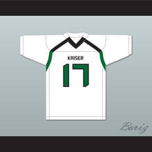 Load image into Gallery viewer, Tyler Allgeier 17 Henry J. Kaiser High School Cats White Football Jersey 2
