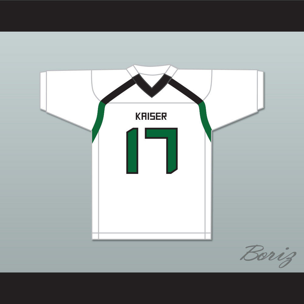 Tyler Allgeier 17 Henry J. Kaiser High School Cats White Football Jersey 2