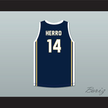Load image into Gallery viewer, Tyler Herro 14 Whitnall High School Falcons Navy Blue Basketball Jersey 2