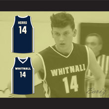 Load image into Gallery viewer, Tyler Herro 14 Whitnall High School Falcons Navy Blue Basketball Jersey 2