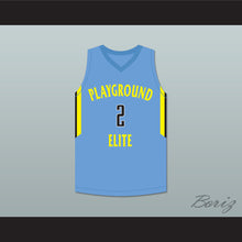 Load image into Gallery viewer, Tyler Herro 2 Playground Elite AAU Light Blue Basketball Jersey