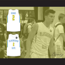 Load image into Gallery viewer, Tyler Herro 2 Playground Elite AAU White Basketball Jersey with Patch