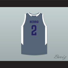 Load image into Gallery viewer, Tyler Herro 2 Wisconsin Playground Basketball Dark Gray Basketball Jersey