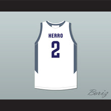 Load image into Gallery viewer, Tyler Herro 2 Wisconsin Playground Basketball White Basketball Jersey