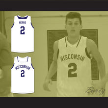 Load image into Gallery viewer, Tyler Herro 2 Wisconsin White Basketball Jersey