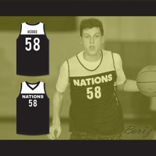 Load image into Gallery viewer, Tyler Herro 58 Nations Black Basketball Jersey