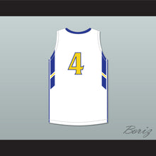 Load image into Gallery viewer, Tyrese Martin 4 William Allen High School Canaries White Basketball Jersey 1