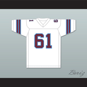 1983 USFL Tyrone McGriff 61 Michigan Panthers Home Football Jersey