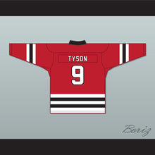 Load image into Gallery viewer, Tyson 9 Letterkenny Irish Red Hockey Jersey