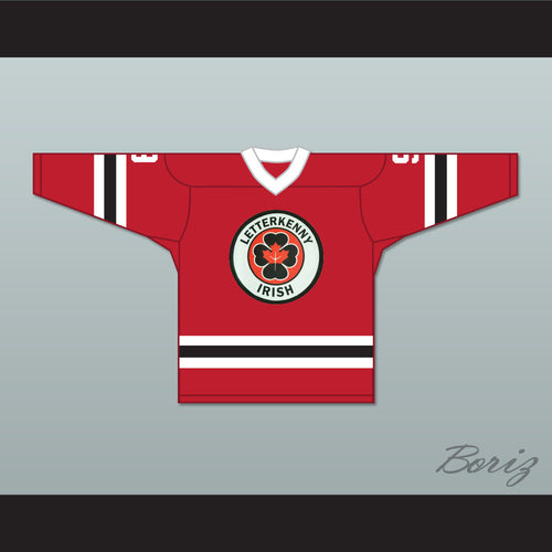 Tyson 9 Letterkenny Irish Red Alternate Hockey Jersey