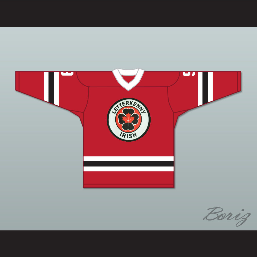 Tyson 9 Letterkenny Irish Red Alternate Hockey Jersey