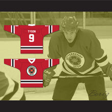 Load image into Gallery viewer, Tyson 9 Letterkenny Irish Red Alternate Hockey Jersey