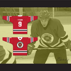 Tyson 9 Letterkenny Irish Red Alternate Hockey Jersey